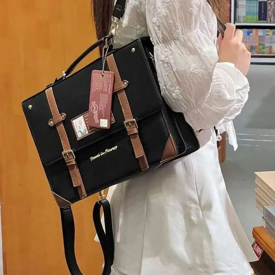 Y2K Preppy 스타일 대용량 Ita 배낭 로리타  - Fashion Backpack Women 리뷰 및 가격